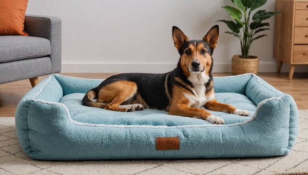 Panier orthopédique chien en mousse mémoire de forme pour un confort optimal